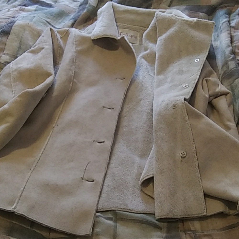 Calispia tan suede jacket